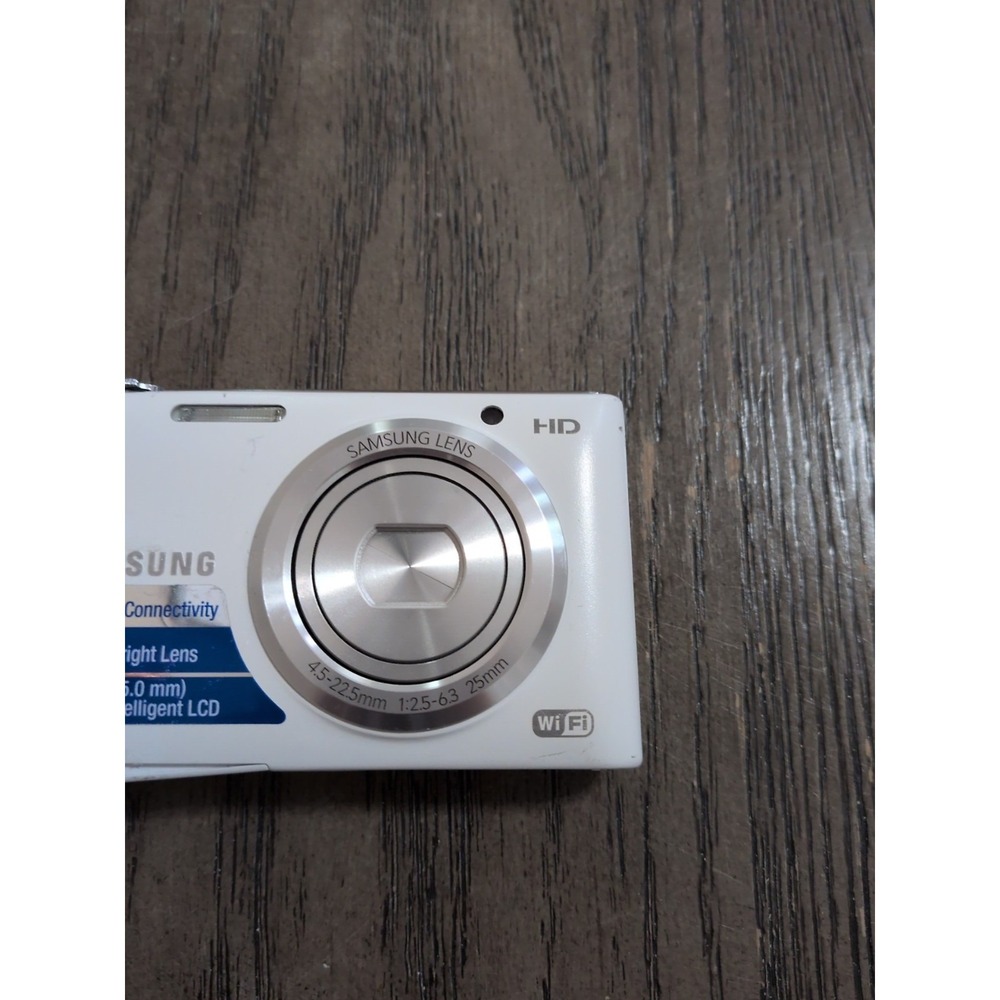Samsung ST150F 16.2MP Smart Wifi Digital Compact Camera White Tested Memory Card - Picture 3 of 5